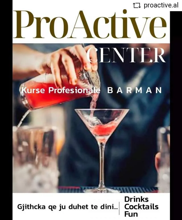 Kurset Profesionale Barman / Barista / Kamarier