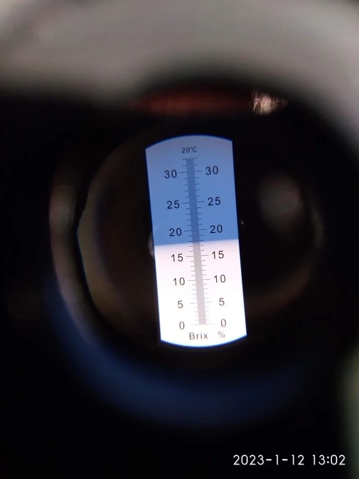 Refraktometër 32% Brix