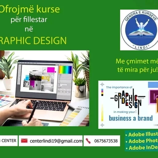 Tirane, ofrojme kurse kompjuteri  GRAFIK DIZAJN