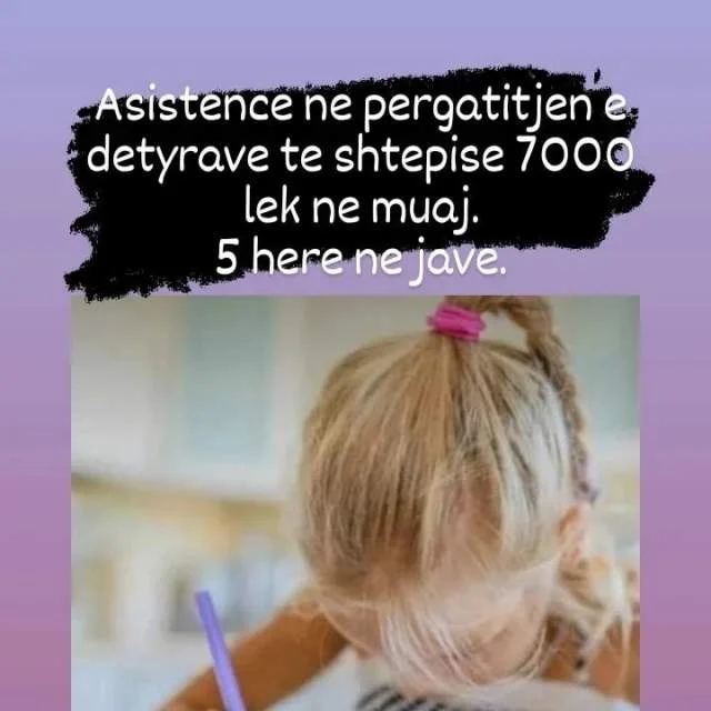 Vlore, ofrojme kurse per lendet shkollore Studim pas shkolle