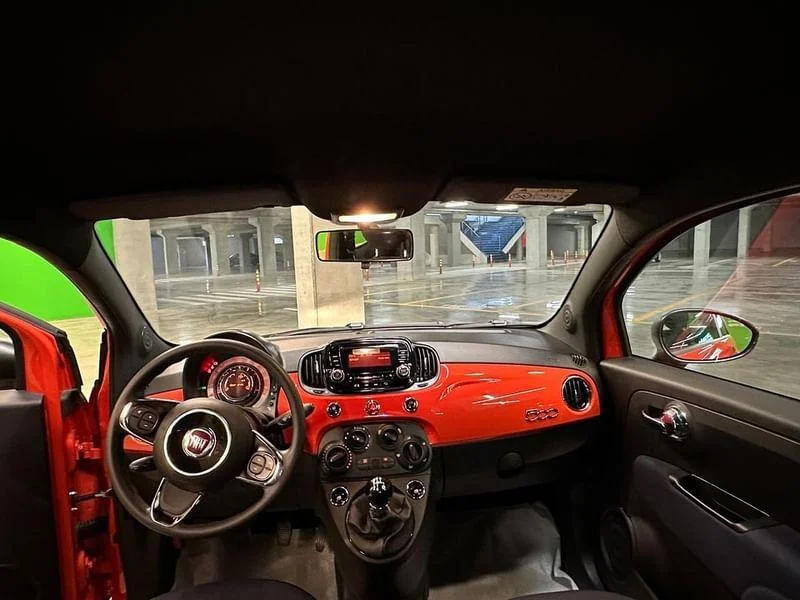 Tirane, shes makine FIAT 500 Benzin, e kuqe manuale Kondicioner 4.000 km