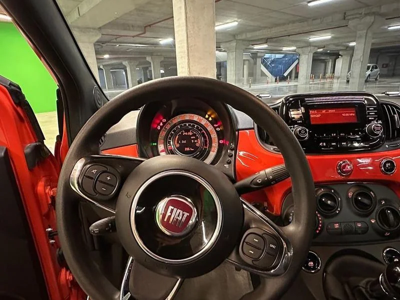 Tirane, shes makine FIAT 500 Benzin, e kuqe manuale Kondicioner 4.000 km