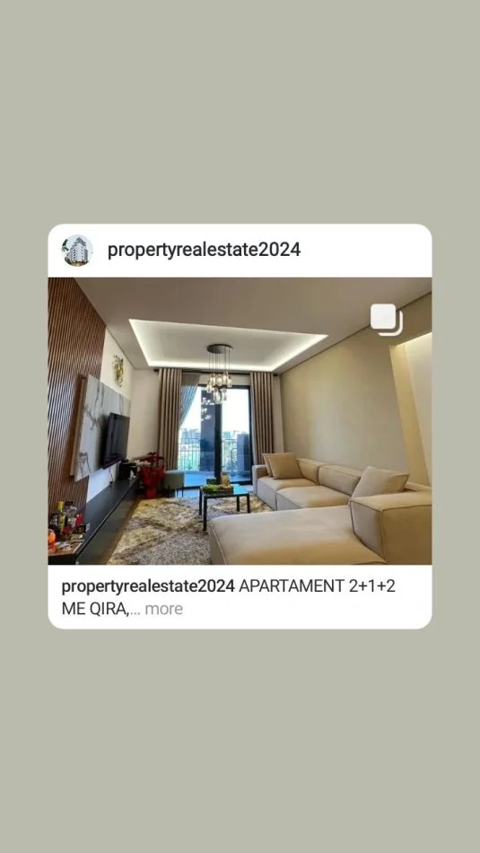 APARTAMENT 2+1+2 ME QIRA