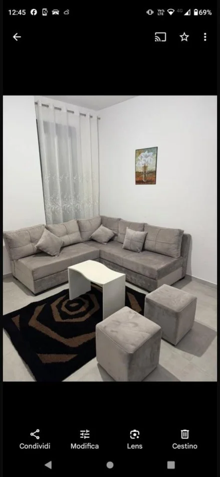 Tirane, jepet me qera apartament 1+1+Aneks+Ballkon Kati 2, 65 m² 500 € (Oxhaku)