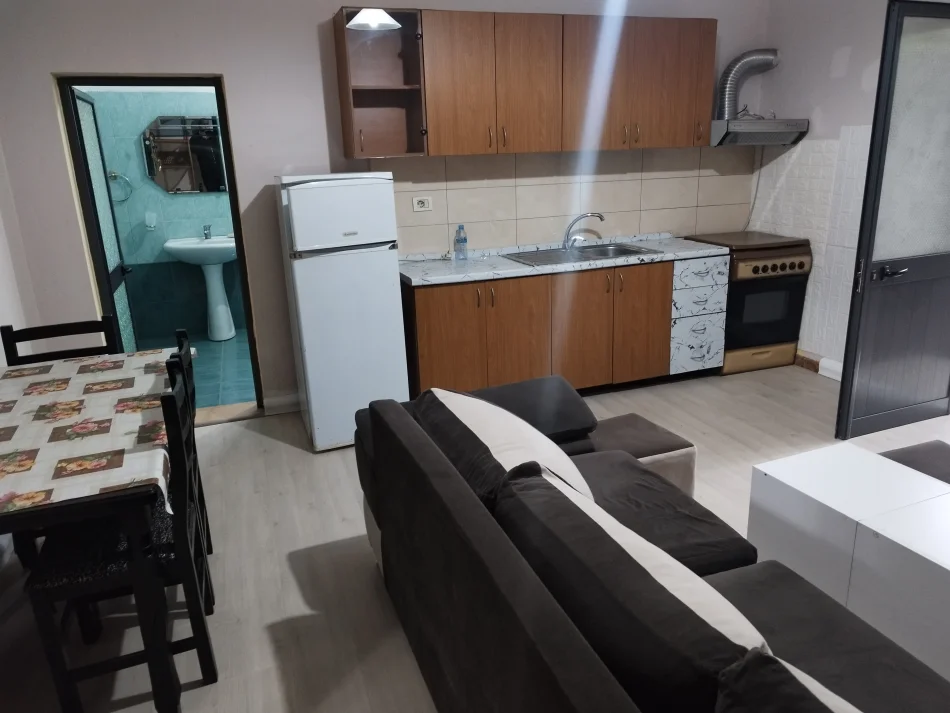 Tirane, jepet me qera shtepi 1+1 Kati 1, 50 m² 300 € (Rruga 5 Maj, afër fabrikës së këpucëve.)