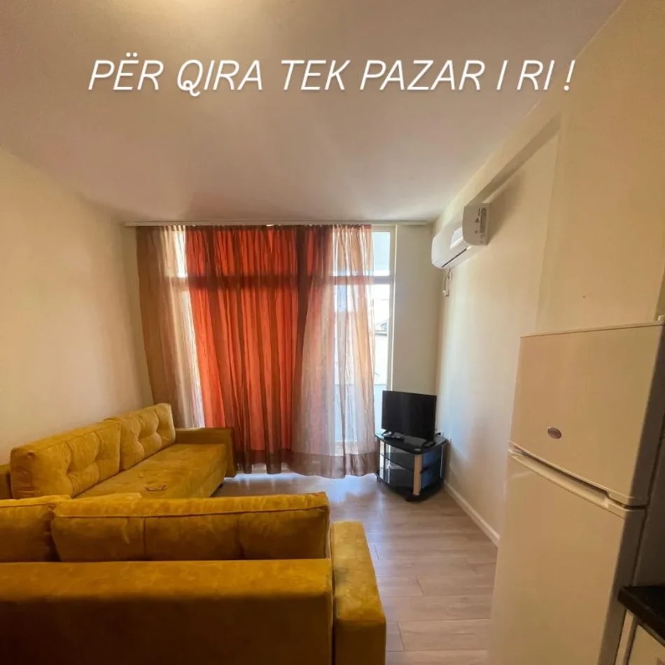 Shqiperi, jepet me qera apartament 1+1 Kati 5, 70 m² 600 € (Optika Roma Pazar i Ri)