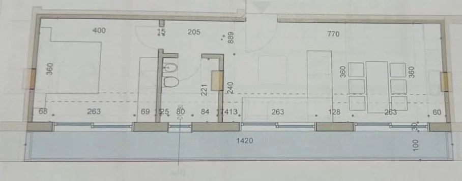 Tirane, shitet apartament+verande | Penthouse 1+1 , 73 m² 54.375 € (Kamez, Ulliri)