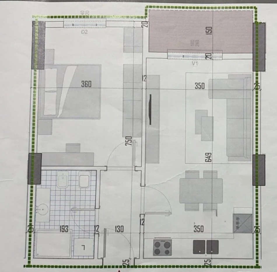 Tirane, shitet apartament 1+1+Ballkon , 70 m² 88.100 € (Instituti, Arborea Residence)