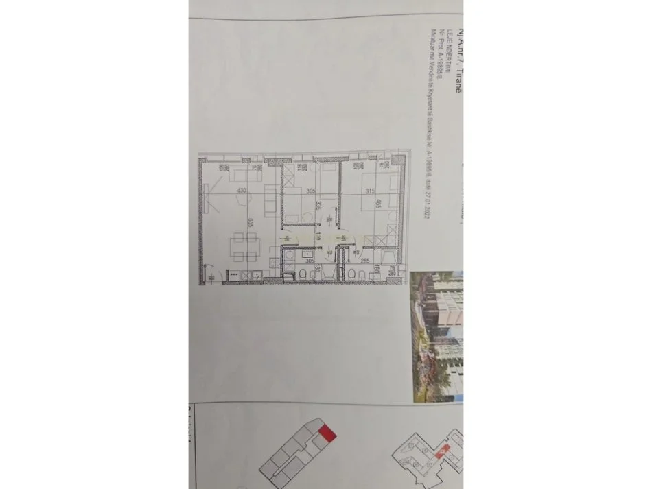 Tirane, shitet apartament 2+1 Kati 4, 93 m² 157.505 € (Javer Malo, zgjerimi i Bulevardit te Ri)