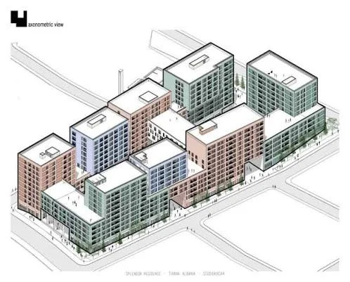 Tirane, shitet apartament 1+1 Kati 7, 77 m² 128.700 € 