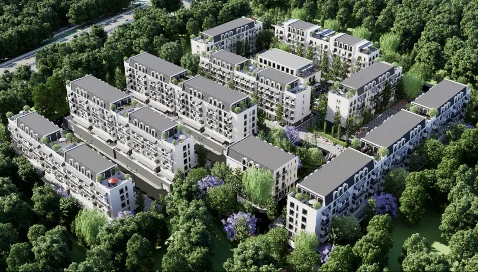 Tirane, shitet apartament 1+1+Ballkon Kati 0, 50 m² 94.710 € (Mjull-Bathore, Kompleksi Tirana Cielo)