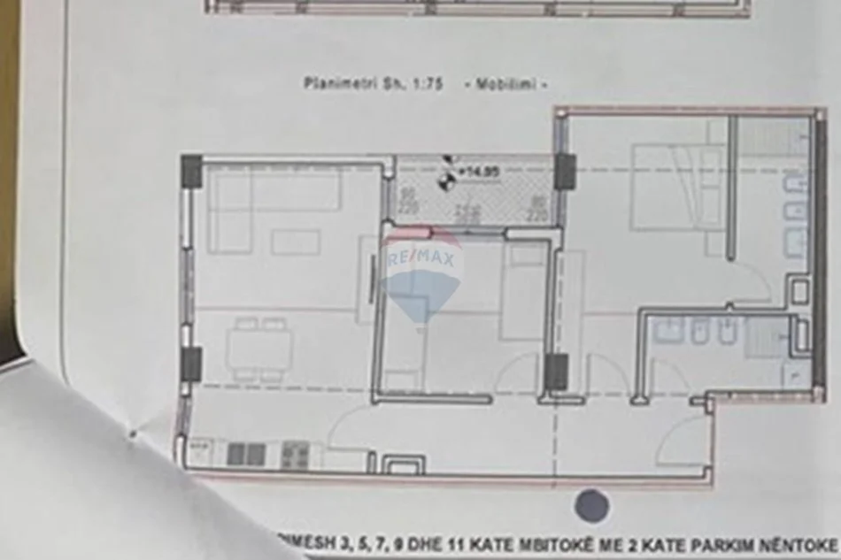 Tirane, shitet 2+1 , 105 m² 280.000 € (Komuna e Parisit)