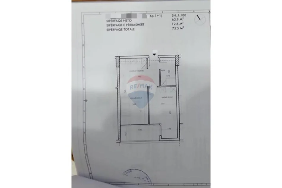 Tirane, shitet 1+1 , 62 m² 89.500 € (Kashar)