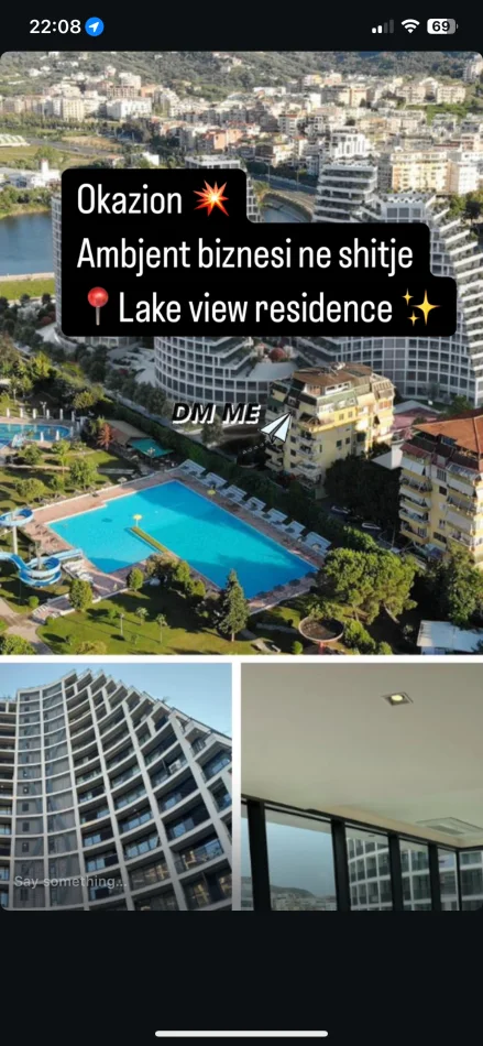 Tirane, shitet ambjent biznesi Kati 1, 208 m² 621.000 € (Lake view residence)