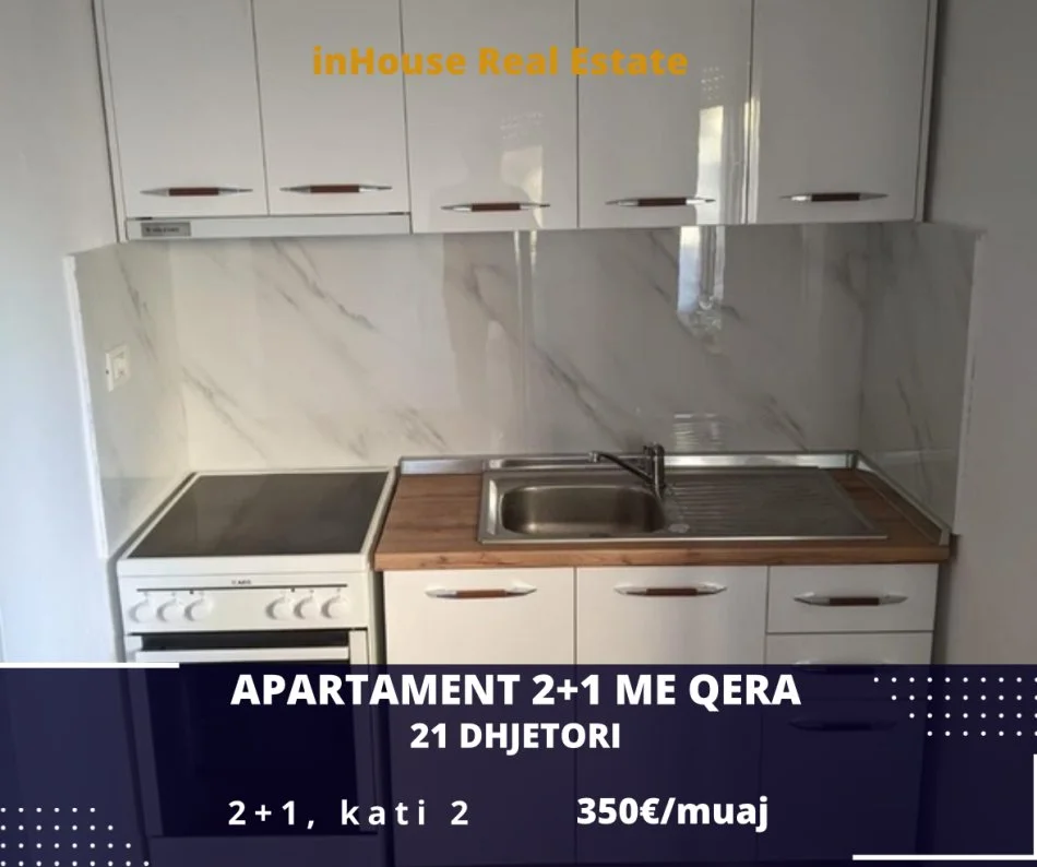 🏙APARTAMENT 2+1  ME QERA GJIMNAZi ANDON ZAKO CAJUPI