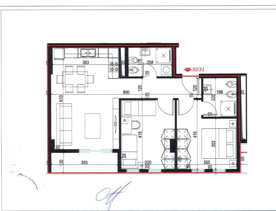 Tirane, shitet apartament 2+1+Ballkon Kati 3, 94 m² 81.500 € (Gryka Kacanikut Univers City Okazion 870€/m2 Faze Suvaje)