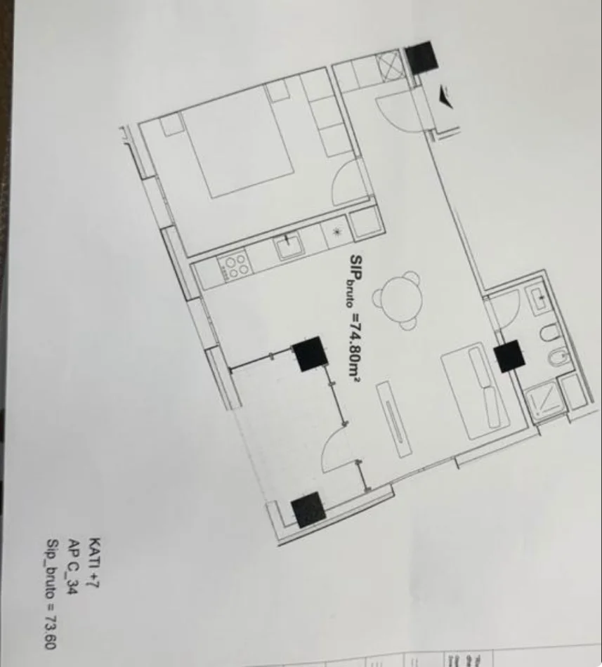 Tirane, shitet apartament 2+1+Aneks+Ballkon , 99 m² 1 € (River Park Rezidenc)