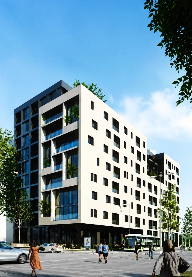 Tirane, jepet me qera zyre Kati 2, 111 m² 1.050 € (Pranë Square 21, Rruga Muhedin Llagami)