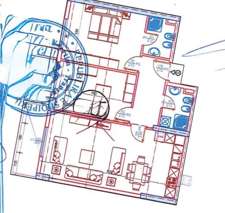 Tirane, shitet apartament 2+1 , 106 m² 116.864 € (Paskuqan, Space City Complex)