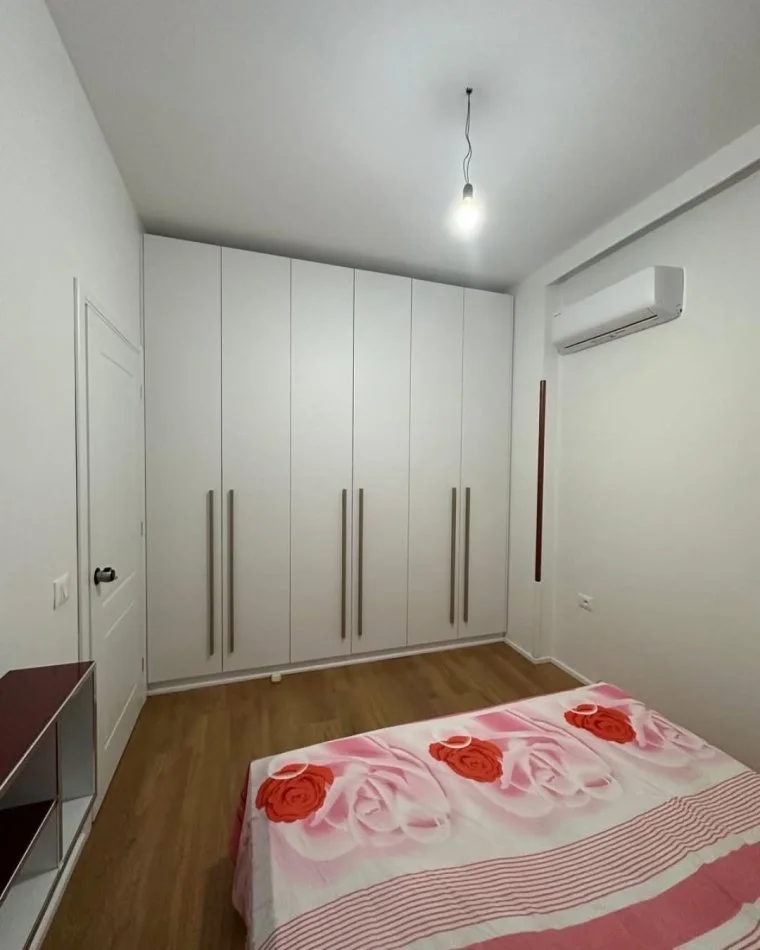 Tirane, jepet me qera apartament 1+1 , (Prane Sheshit Garibaldi)