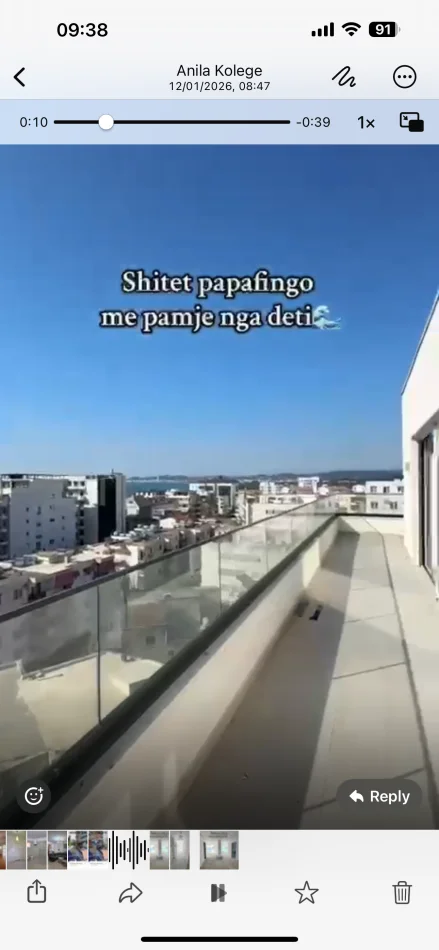 Durres, shitet apartament+verande | Penthouse 2+1+Aneks+Ballkon Kati 8, 830.000 € (Qerret)