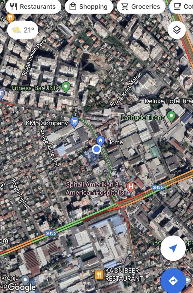 Tirane, jap me qera ambjent biznesi Kati 0, 546 m² 3.800 Euro (Rruga TRE DESHMORET, mbas Spitalit Amerikan 3)