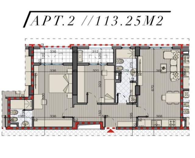 Tirane, shes apartament 2+1+BLK Kati 5, 113 m² 158.000 Euro (Filip Jano)