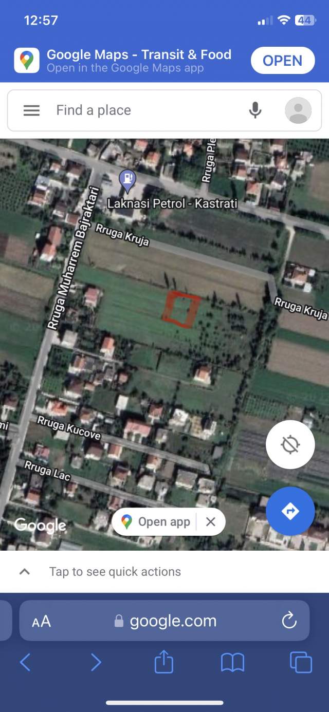 Tirane, shes toke 2.400 m² 60 Euro/m2