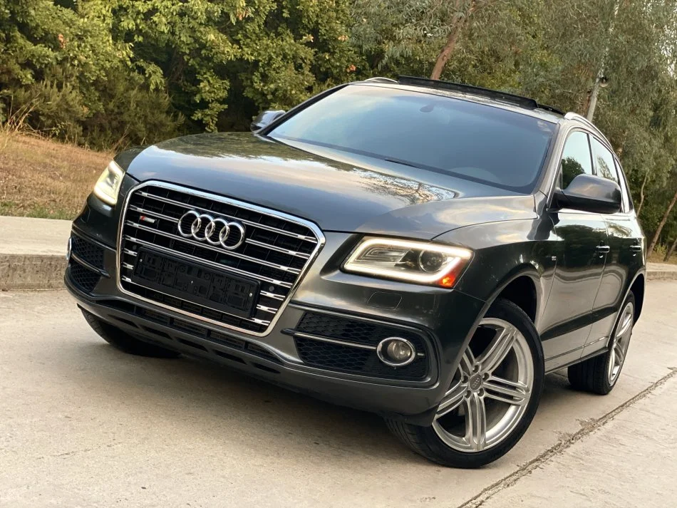 Tirane, shes makine Audi q5 S- Line 2014 Benzin, gri e erret automatik Klima 147.000 km 1 €