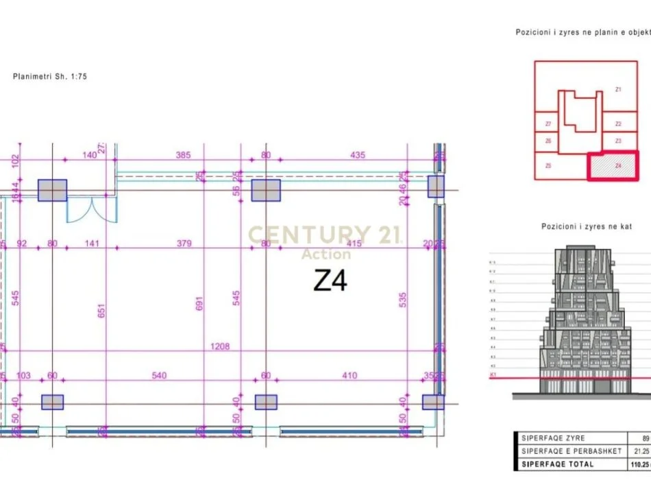Tirane, shes ambjent biznesi , 110 m² 