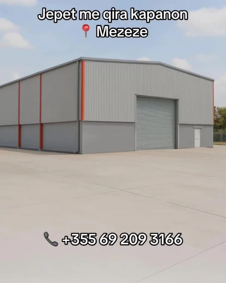 Tirane, jepet me qera magazine Kati 0, 1.008 m² (Mezez, prane Top Channel)