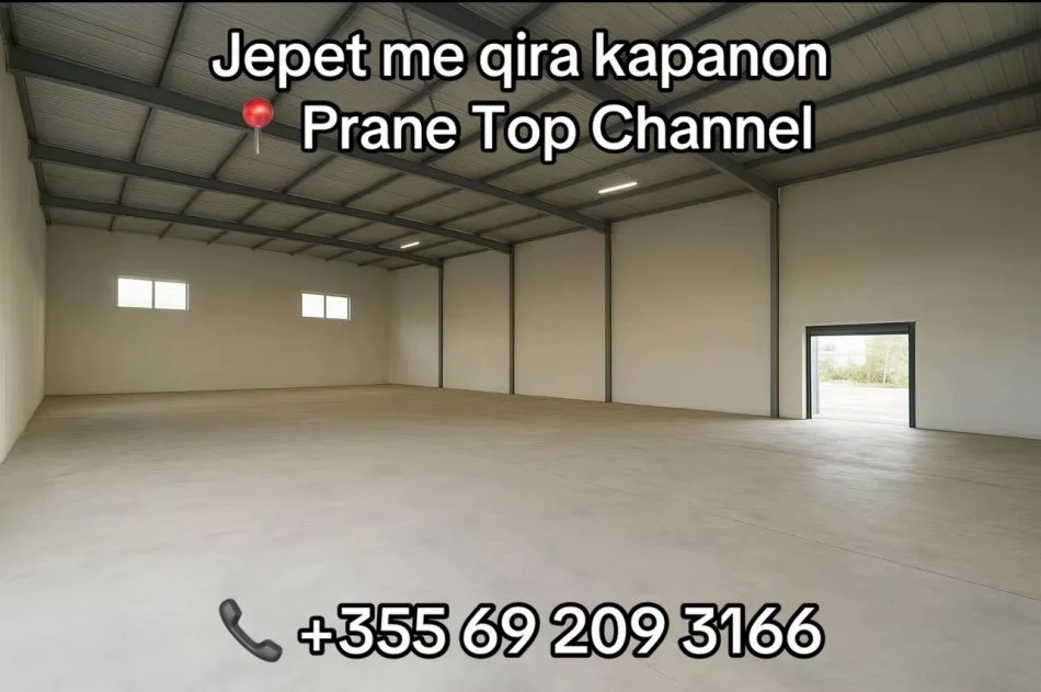 Tirane, jepet me qera magazine Kati 0, 250 m² (Prane Top Channel)