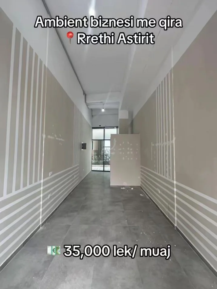 Tirane, jepet me qera dyqan Kati 0, 30 m² 349 € (Prane rrethit te Astirit)