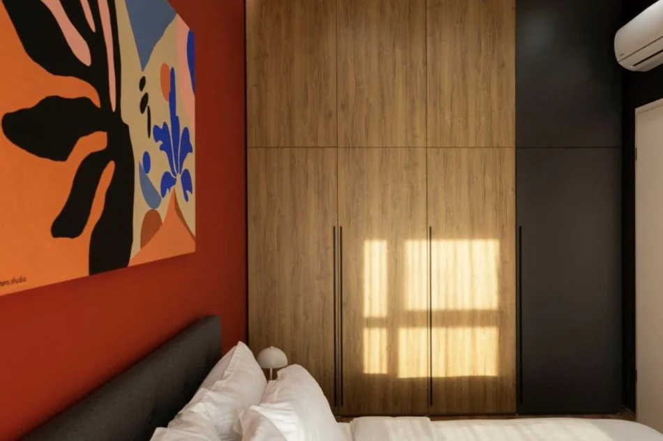 Tirane, jepet me qera apartament 1+1+Ballkon Kati 7, 60 m² 500 € (Kompleksi Mangalem21, Ali Dem)