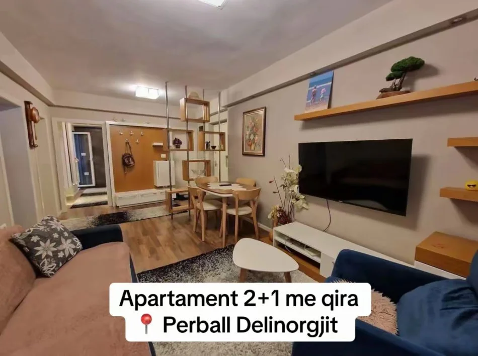 Tirane, jepet me qera apartament 2+1 Kati 3, 600 € (Delijorgji)