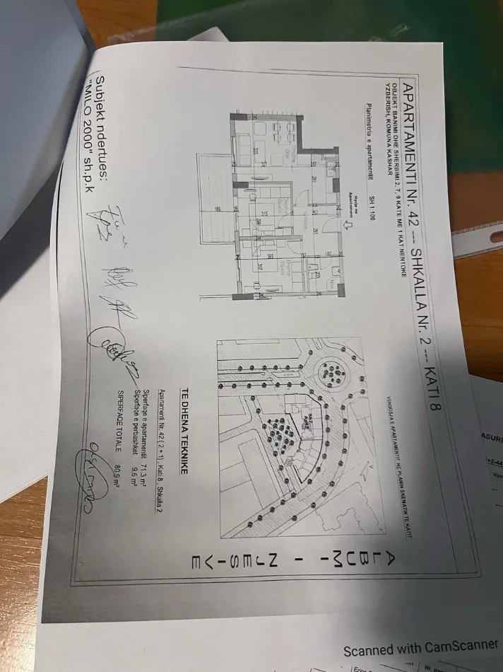 Tirane, shitet apartament 2+1 Kati 8, 81 m² 155.000 € 