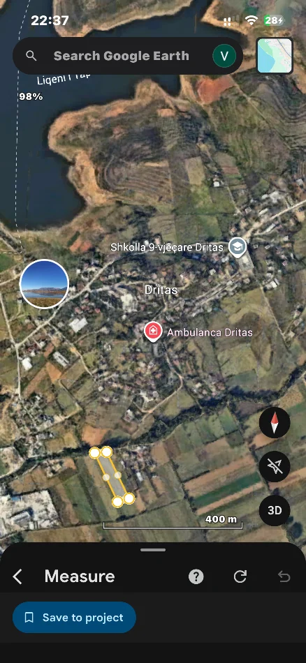 Tirane, shitet toke , 4.000 m² (Dritas)