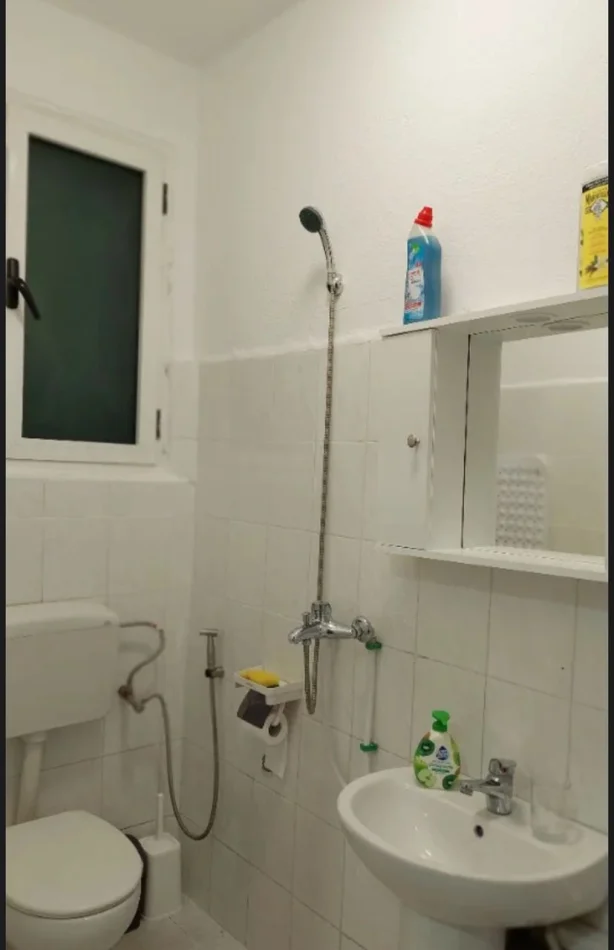 Tirane, jepet me qera apartament 1+1 Kati 1, 55 m² 600 € (Rruga Myslym Shyri)