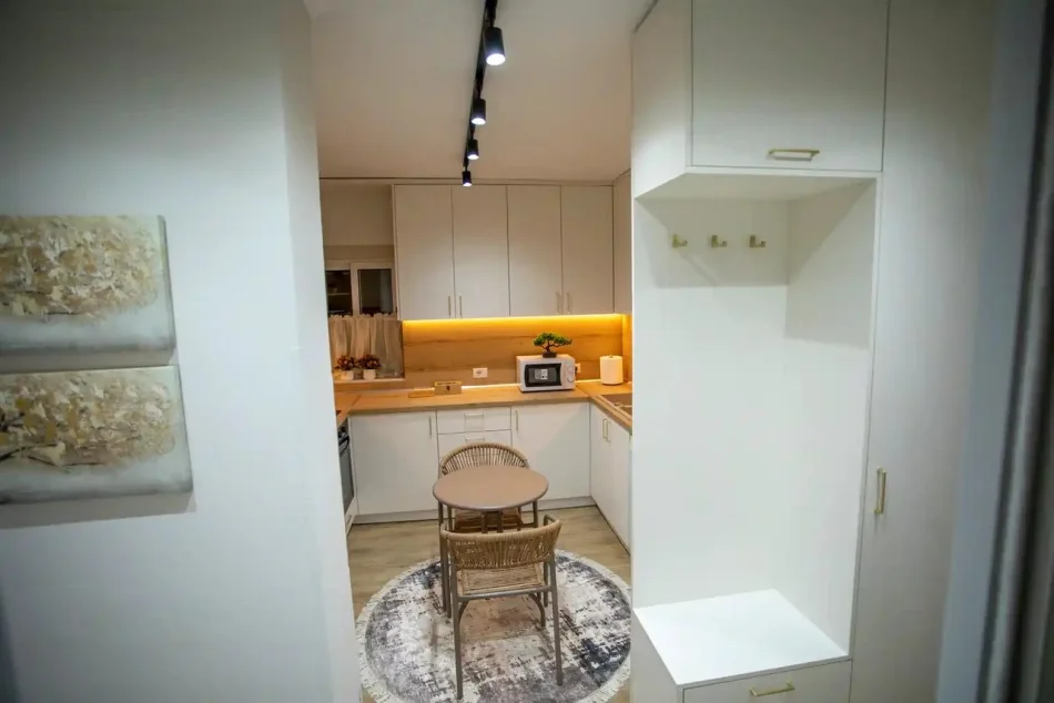Tirane, jepet me qera apartament 1+1 Kati 2, 70 m² 500 € (Xhamlliku)