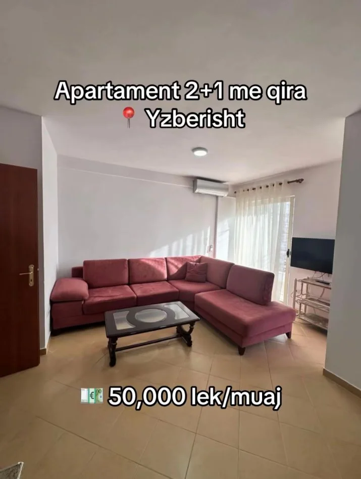 Tirane, jepet me qera 2+1 Kati 5, 500 € (Bulevardi Migjeni)