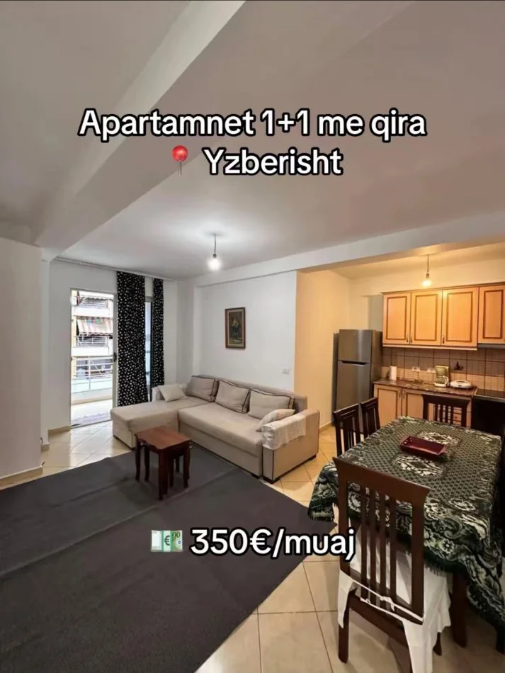 Tirane, jepet me qera apartament 1+1 Kati 2, 60 m² 350 € (Bulevardi Migjeni)