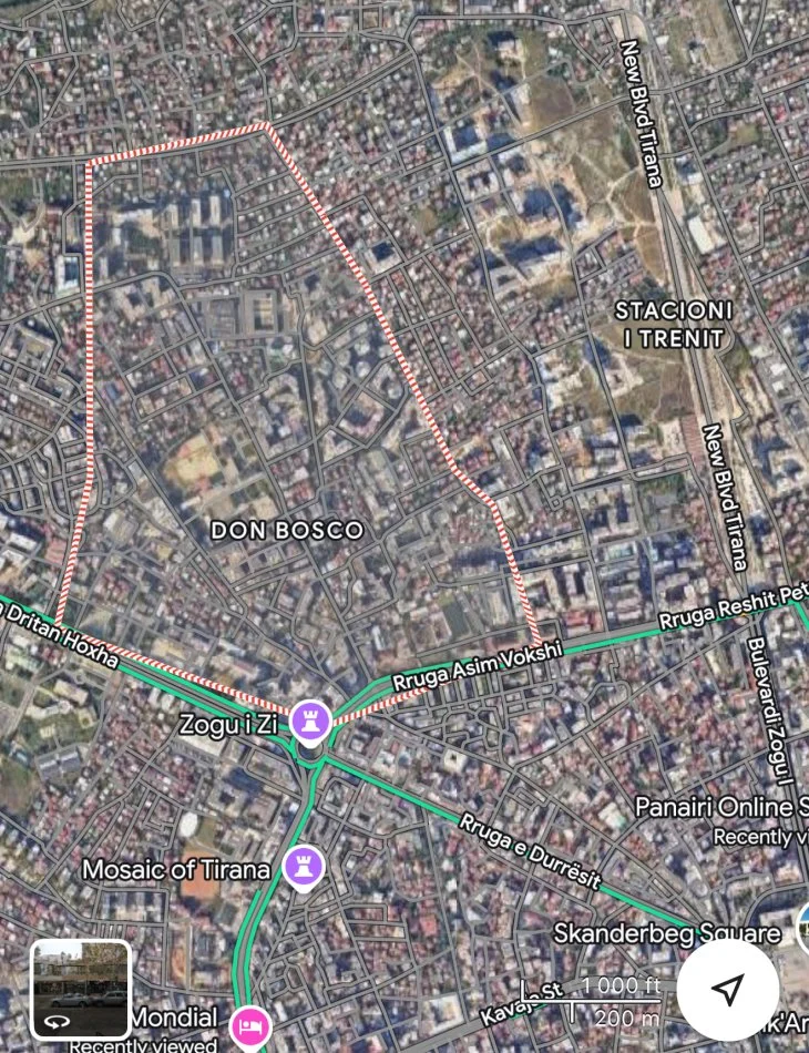 Tirane, shitet apartament 1+1+Ballkon Kati 7, 56 m² 117.000 € (Rruga Muzaket, Don Bosko)