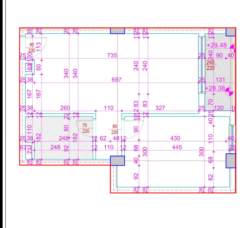 Tirane, jepet me qera zyre , 68 m² 700 € (Rruga Barrikadave)