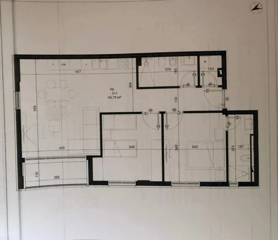 Tirane, shitet apartament 2+1+Aneks+Ballkon Kati 1, 112 m² 199.000 € (Park House)