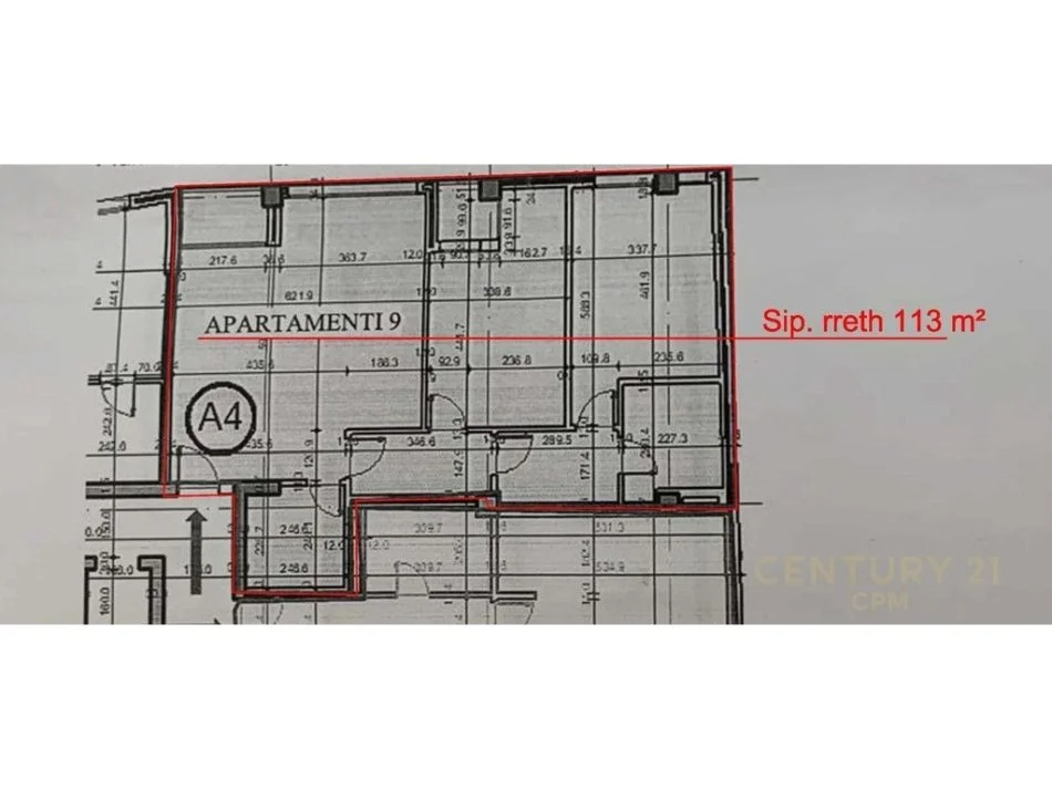 Tirane, shitet apartament 2+1 Kati 4, 140 m² 650.000 € 
