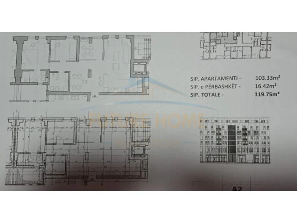 Tirane, shitet apartament 2+1+Ballkon Kati 4, 120 m² 162.000 € (Bulevardi i Ri)