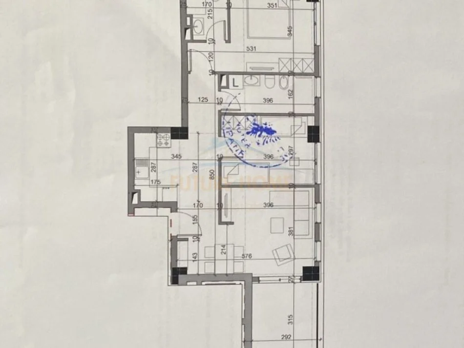 Tirane, shitet apartament 2+1+Ballkon Kati 3, 108 m² 215.200 € (Bulevardi i Ri)