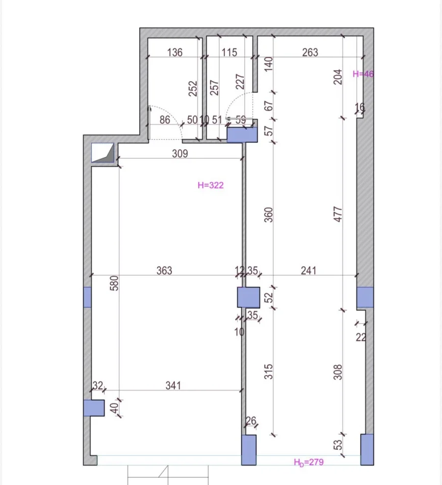 Tirane, jepet me qera ambjent biznesi Kati 1, 68 m² 1100 € (Shkolla e Bashkuar)
