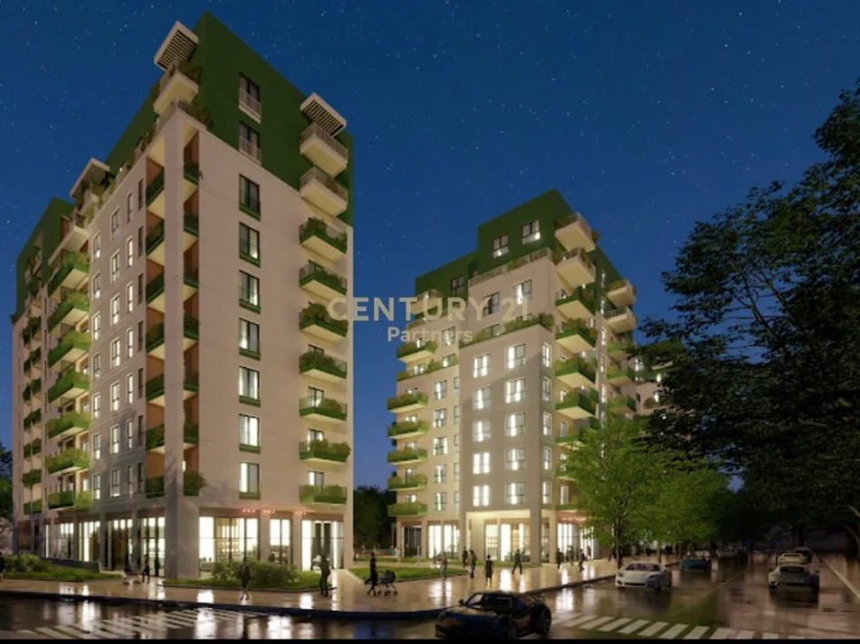 Tirane, shes apartament 1+1+Ballkon Kati 8, 77 m² 126.000 € (Javer Malo)
