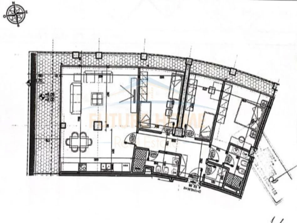 Tirane, shitet apartament 3+1+Ballkon Kati 2, 172 m² 564.000 € (LakeView)